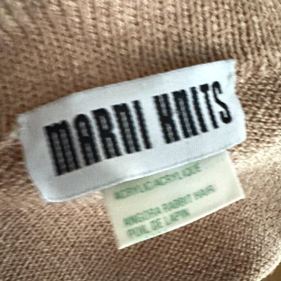 Marni Knits Camel Brown Knit Classic Wool Blend Blazer Jacket M - Picture 8 of 8
